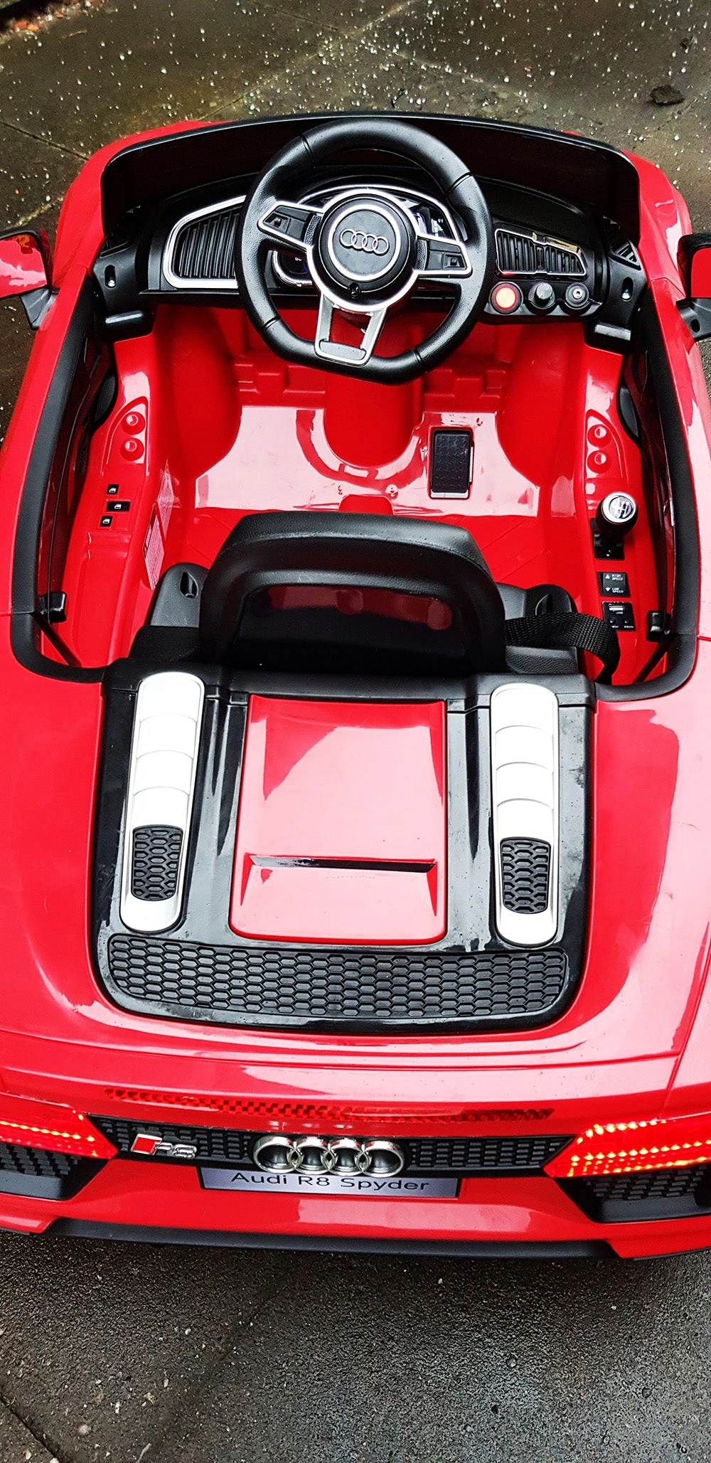 Audi R8 Spyder Kids Ride-On Car - Lights & Sound!