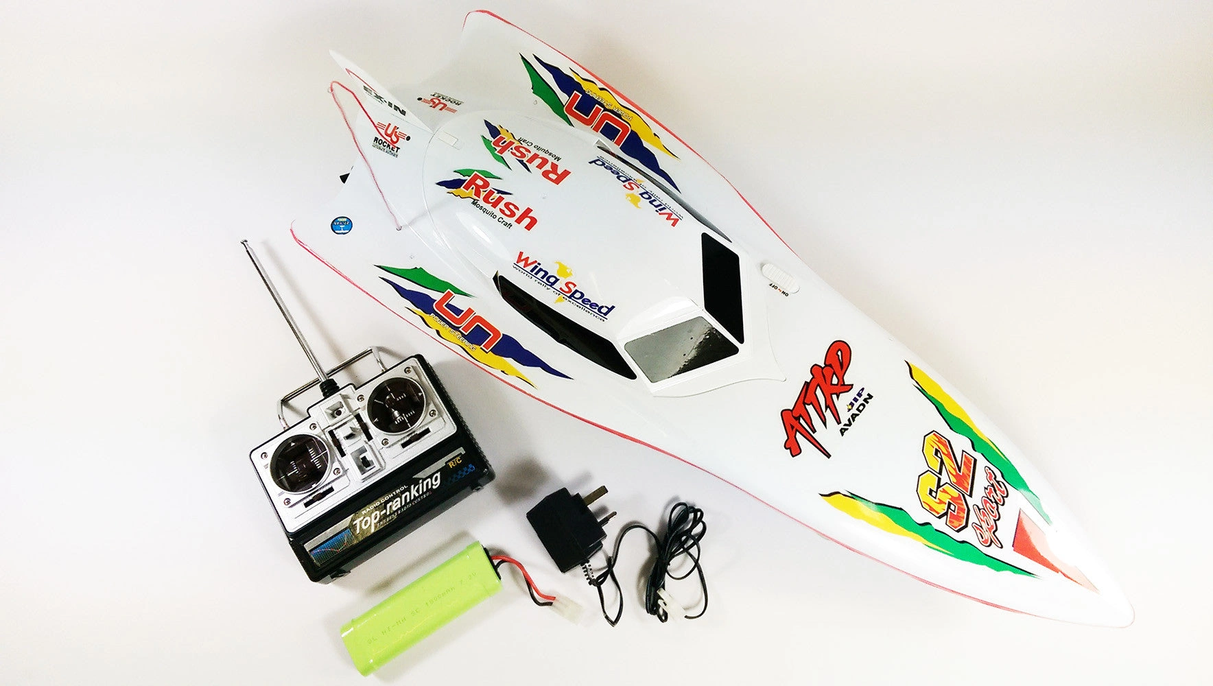 Syma White Stealth RC Speed Boat Thrills and Racing Fun
